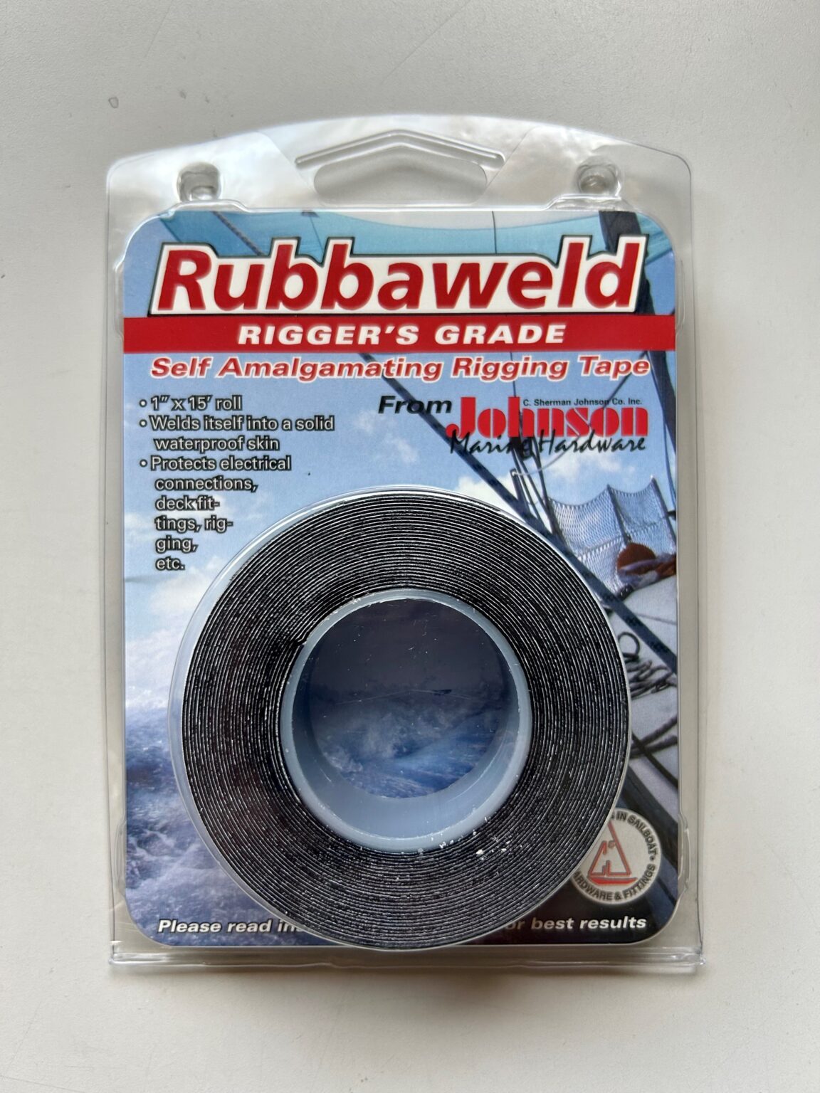CSJ 50115B (1" x 15' BLACK RIGGING TAPE) C. Sherman Johnson Co., Inc.